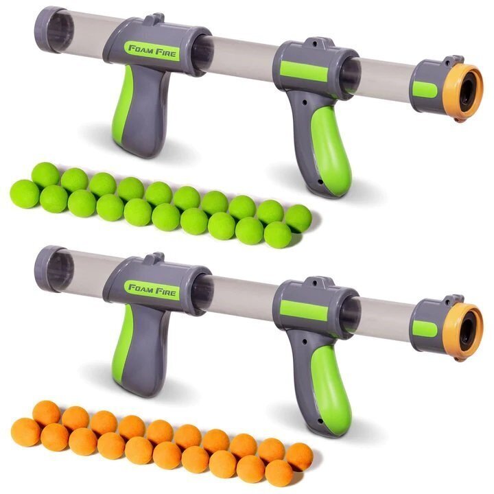FOAM FIRE TOY BLASTERS - 2 PACK