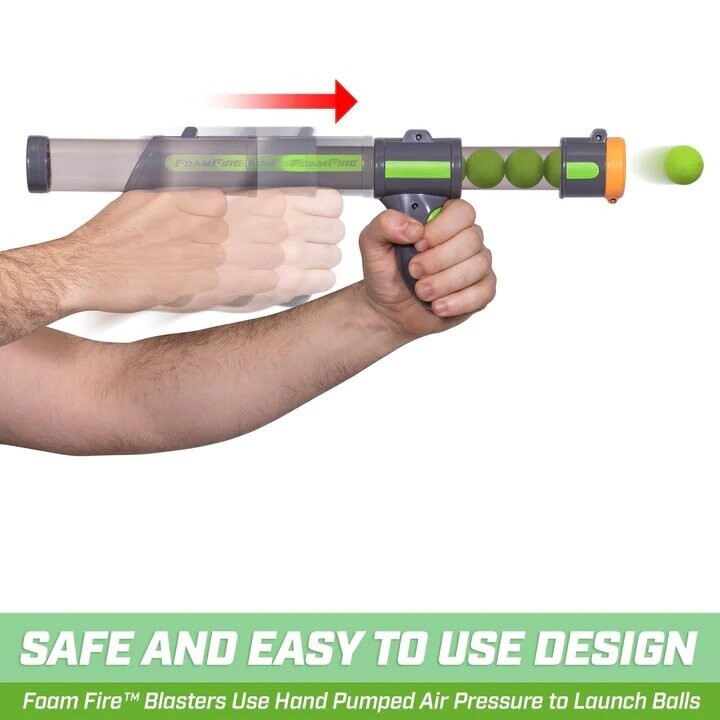 FOAM FIRE TOY BLASTERS - 2 PACK