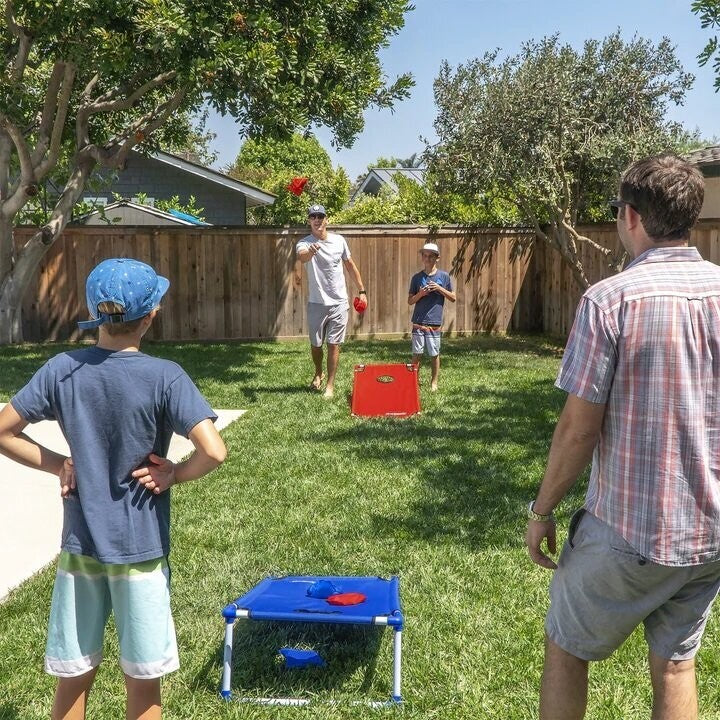 PVC Framed Cornhole Game Set